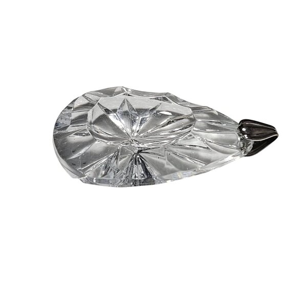 Elegant Crystal Teardrop Pendant Prism Silver Cap Fashion Jewelry Women DIY - Picture 2 of 4